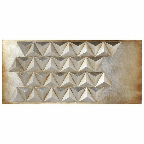 Solid Storage Supplies Steel 2 Mixed Media Iron Hand Painted Dimensional Wall Art SO2958807